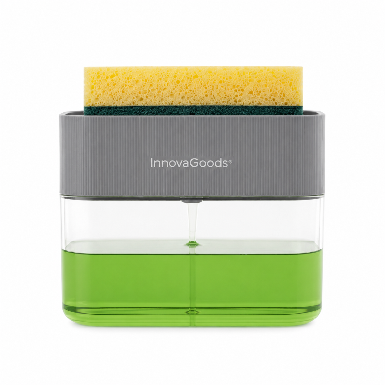 2-in-1 Soap Dispenser for the Kitchen Sink Pushoap InnovaGoods