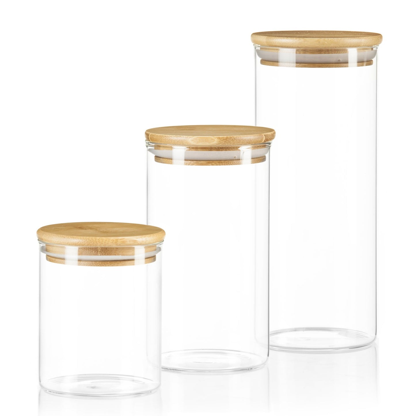 Dimono Vorratsgläser Vorratsdose Glas Glasbehälter Aufbewahrung Deckel Küche