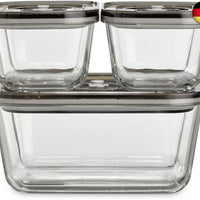 Vacuboxx Eco-Set - 3 Vakuumbehälter Aus Borosilikatgla