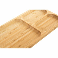 Tray DKD Home Decor Multicolour Natural Bamboo 39 x 16 x 2 cm