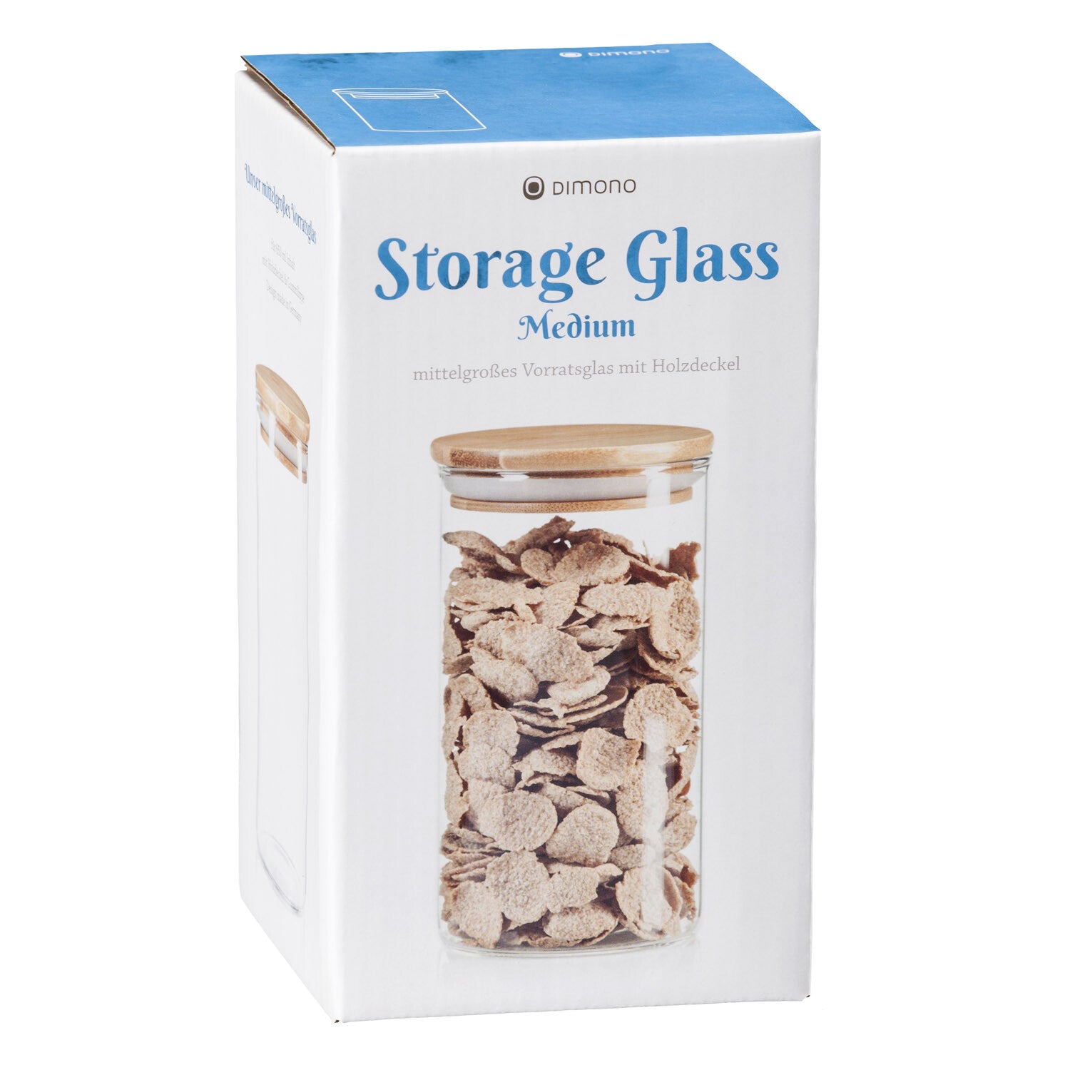 Dimono Vorratsgläser Vorratsdose Glas Glasbehälter Aufbewahrung Deckel Küche