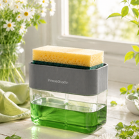 2-in-1 Soap Dispenser for the Kitchen Sink Pushoap InnovaGoods