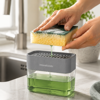 2-in-1 Soap Dispenser for the Kitchen Sink Pushoap InnovaGoods