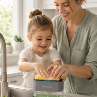 2-in-1 Soap Dispenser for the Kitchen Sink Pushoap InnovaGoods