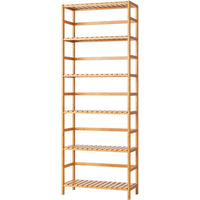 Küchenregal Holzregal Standregal Bambus Vorratsregal Küche Bambusregal Tiefe 25