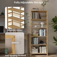 Küchenregal Holzregal Standregal Bambus Vorratsregal Küche Bambusregal Tiefe 25