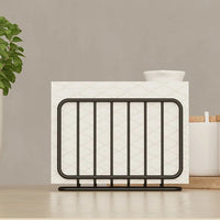 Black Metal Napkin Holder Modern Tabletop Napkin Organizer for Kitchen
